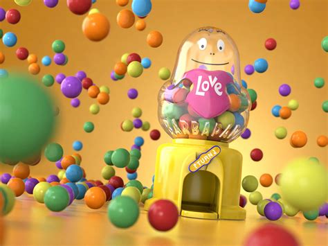 candy machine  behance