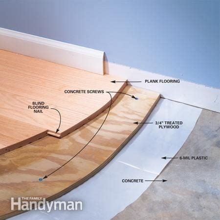 installing solid wood flooring  concrete flooring blog