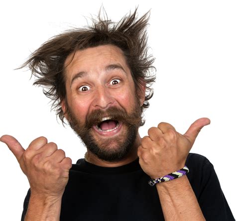 Happy Person with Enthusiastic Expression and Thumbs Up PNG Cutout ...