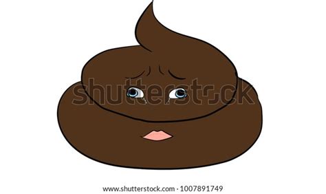 Crying Emoji Poop Stock Vector (Royalty Free) 1007891749 | Shutterstock