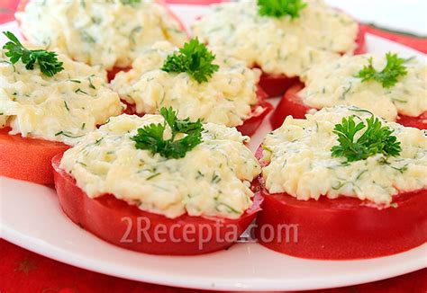 Помидоры с сыром и чесноком - пошаговый рецепт с фото
