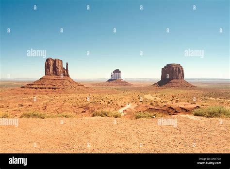 east  west mitten buttes monument valley navajo nation tribal park