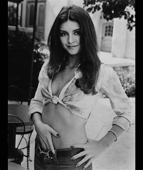 Victoria Principal showing off her toned stomach, 1973, Hollywood ...