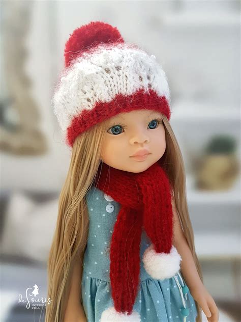 Набор шапочка и шарфик для куклы " В ожидании чуда"))) | Dolls handmade ...