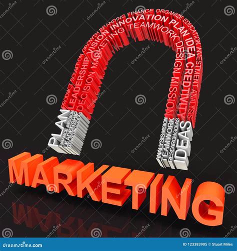 Data Driven Marketing Database Analytics 3d Rendering Stock
