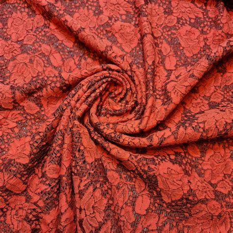 Jacquard Knit Fabric Floral Dressmaking Double Knit Jersey | Etsy