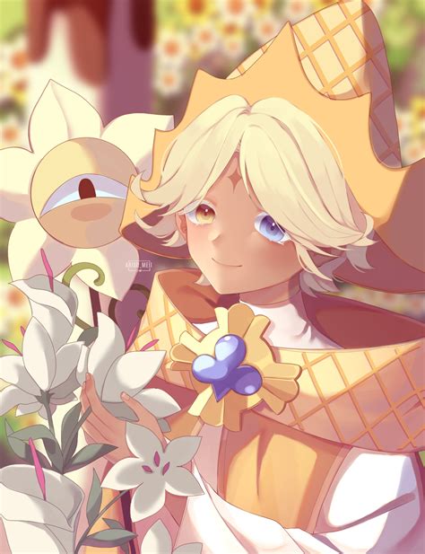 Cookie run kingdom white lily cookie