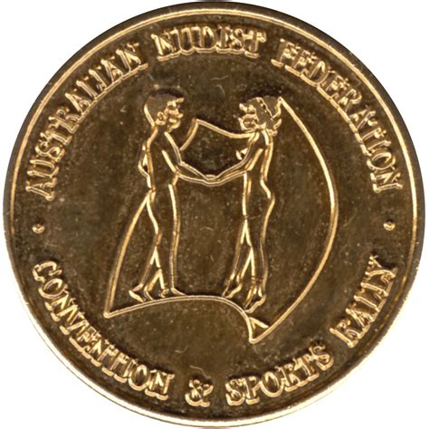Medal - Australian Nudist Federation (Sunseekers 1988/87) - Australia