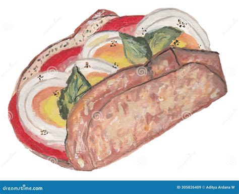 Sandwich Isolated Illustration, Drawings, Stickers and Clip-art Stock ...