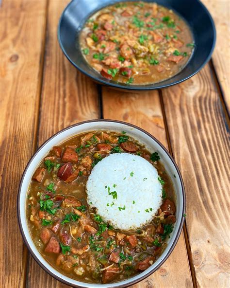 Cajun Chicken & Sausage Gumbo - Ev's Eats