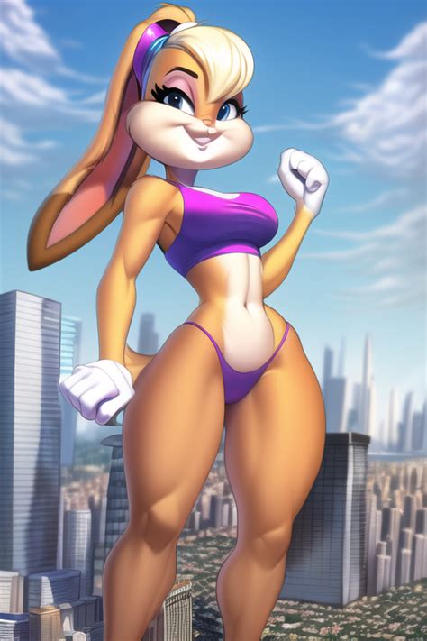Giant Lola Bunny by Penzyy on DeviantArt