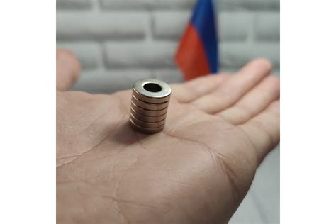 Неодимовый магнит кольцо 15х7х3 мм. по доступной цене в Москве ...