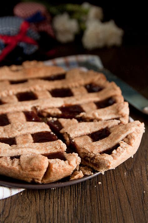 "Delicious Homemade Jam Pie" by Stocksy Contributor "Nataša Mandić ...