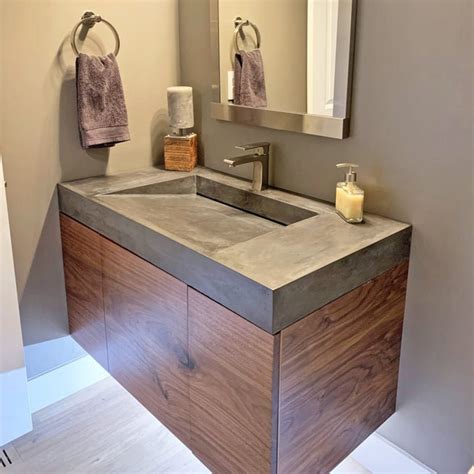 custom walnut bathroom vanity  margie barker blog