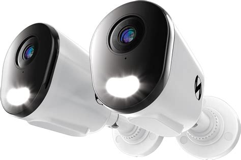 Amazon.com : Night Owl Add On Wired IP 4K HD Indoor/Outdoor Deterrence Cameras with 2-Way Audio ...