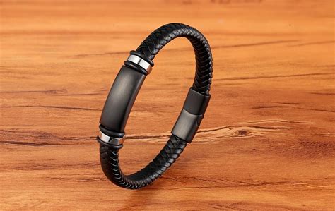 Мужские Плетеные браслеты из натуральной кожи, 3 цвета, XQNI | AliExpress