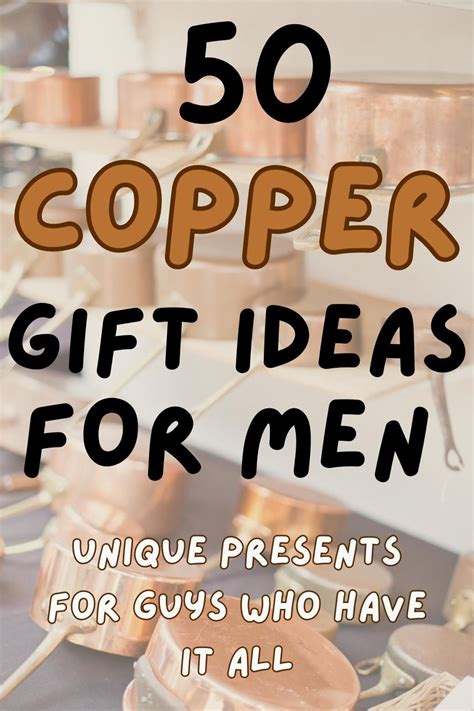 Copper anniversary gifts – Artofit