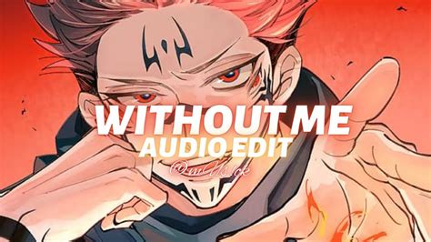 Without Me- Audio Edit | mUs!ck - YouTube Music