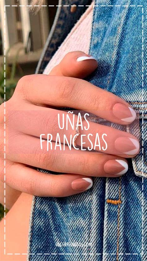 ideas de unas francesas  de colores  elegantes