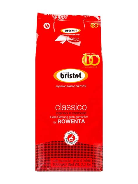 Купить Кофе Bristot молотый Classico Rowenta 1 кг от Bristot с ...