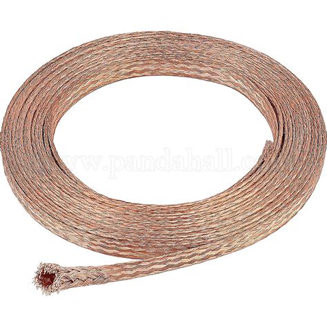 wholesale benecreat mxmm flat copper braided ground strap wire