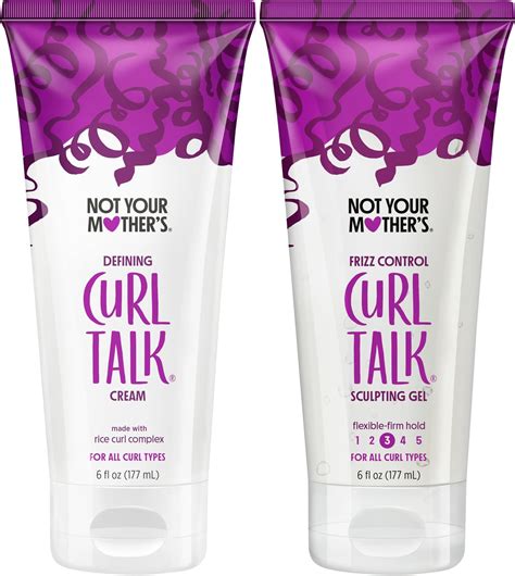 Amazon.com: Not Your Mother's Curl Talk Defining Curl Cream, Frizz