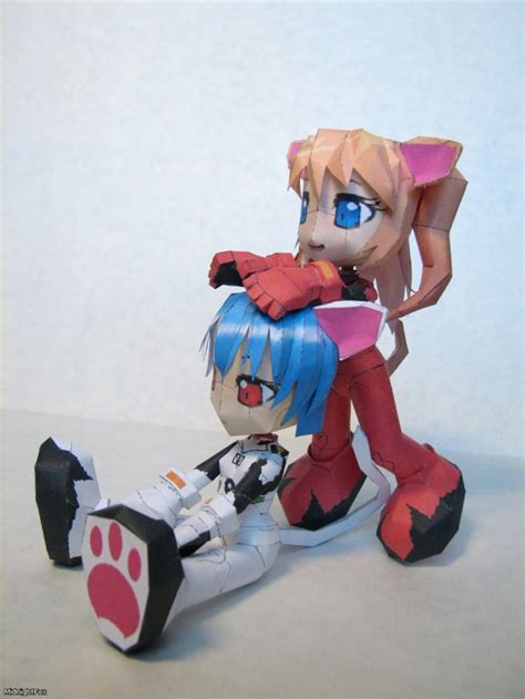 Аниме-фигурки из бумаги - My Anime Shelf
