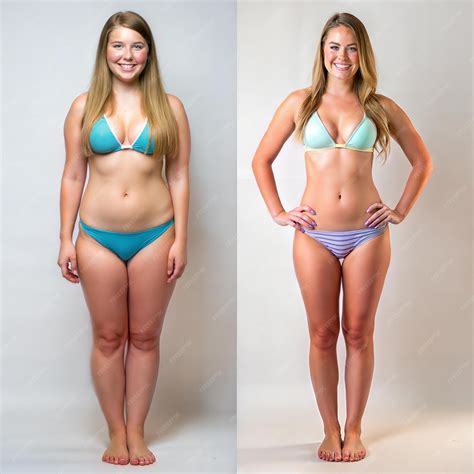 Weight Loss Progress for Women Before and After Female Fitness Before