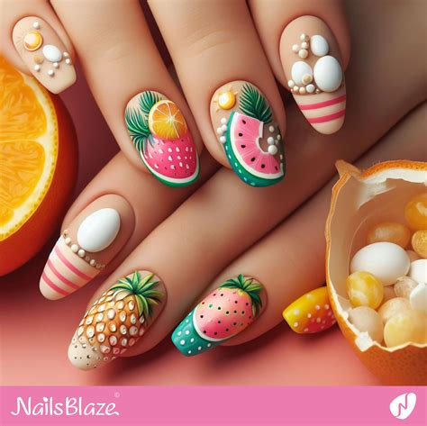 nail art tropical 2