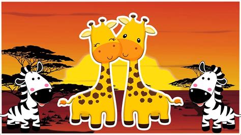 У Жирафа пятна, пятна,🦒 Песенка Мультик про Жирафа, Слоненка 🐘, Котят 🐈 ...