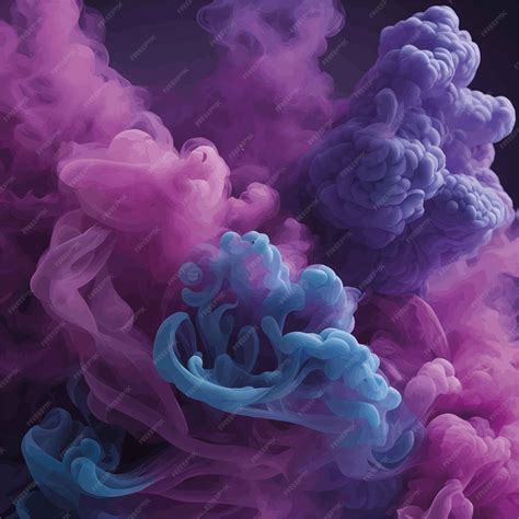premium vector smoke   color       illustration