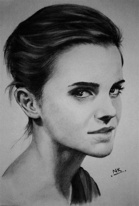 Charcoal, Portrait, Paper : r/Art