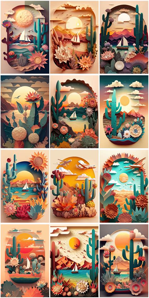 Dreamy Summer Paper Art Bundle - Dealjumbo