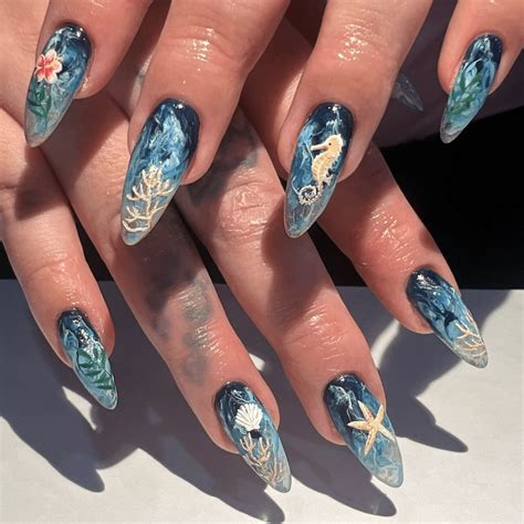 starfish nail art design 3