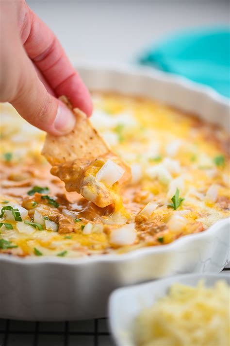 Chili Cream Cheese Dip Recipe | Life's Ambrosia