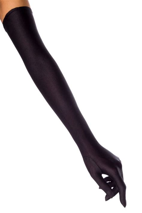 Ultralange Satinhandschuhe schwarz in 2022 | Mode glamour, Elegante ...
