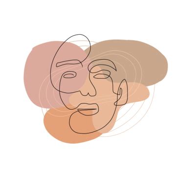 Continuous One Line Drawing PNG Image, Girl With Flower One Line Art ...
