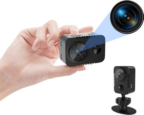 Amazon.com: Mini cámara espía con audio y video, mini cámara oculta de