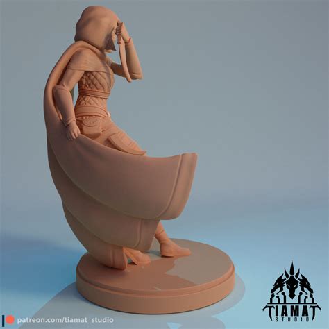 Nyla - The daughter of the moon 3D model 3D printable | CGTrader