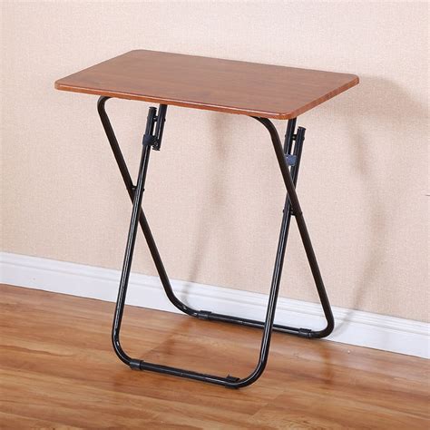 folding work table small writing desk compact laptop table