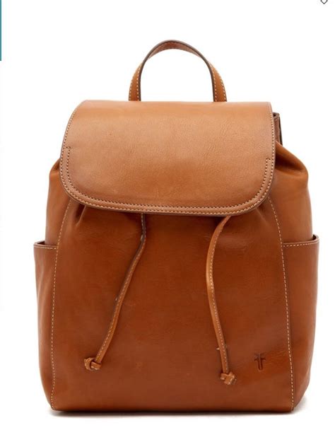 Frye Olivia Large Leather Backpack NWT on Mercari | Leather backpack ...