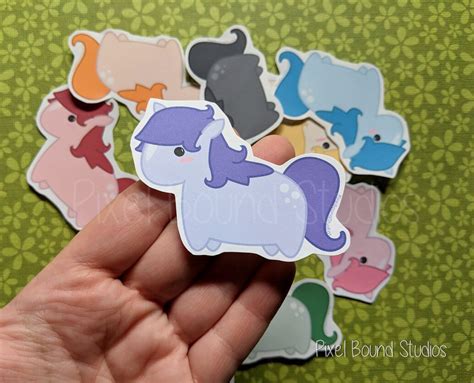 Chibi Horse Stickers and Magnets | Etsy