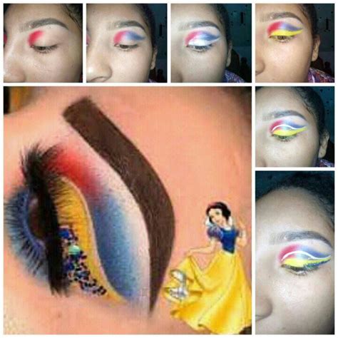 snow white inspired makeup