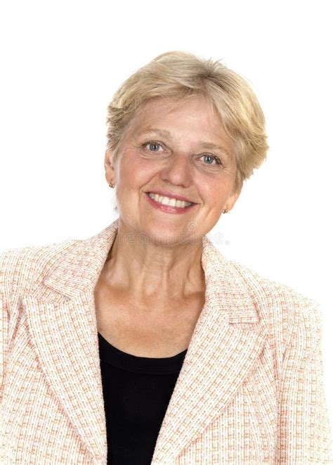 Happy Pensioner Senior Woman Stock Image - Image of fifty, teeth: 9962159