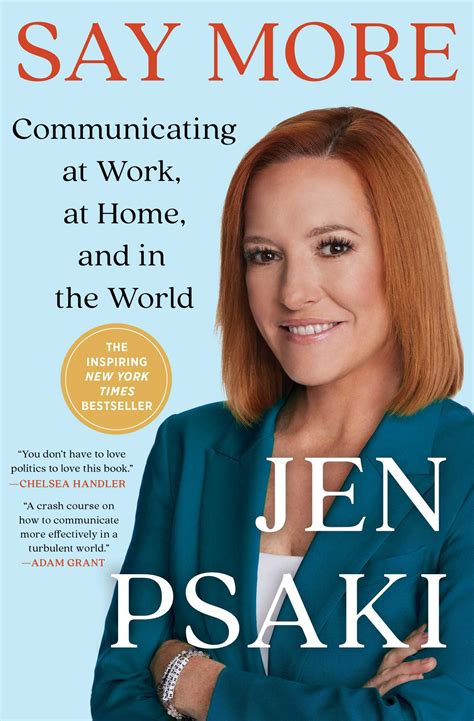 Say More | Book by Jen Psaki | Official Publisher Page | Simon