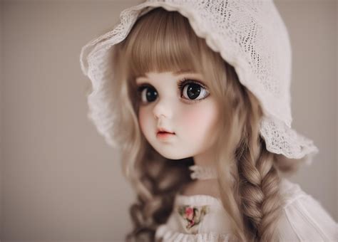 Premium AI Image | Cute baby doll portrait Ai generative image