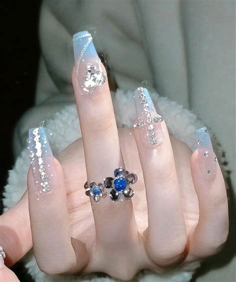 Pin by jae. on me !! | Reflective nails, Pretty gel nails, Kawaii nails