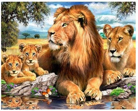Löwenfamilie