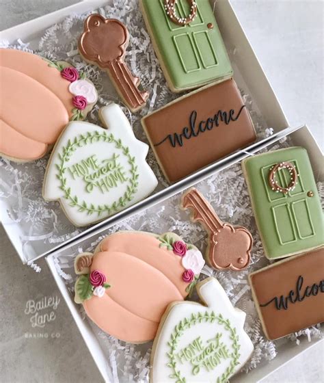Housewarming Cookie Recipes: Welcome Home Decorated Cookies