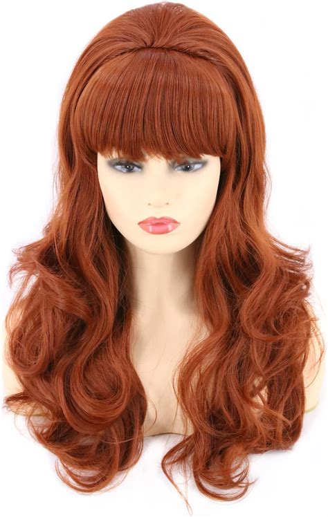 amazoncom topcosplay womens wig beehive wigs bouffant wig long